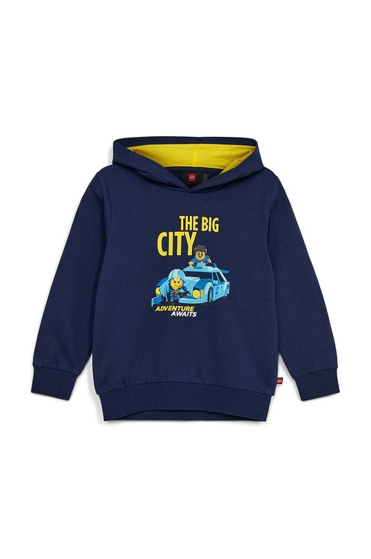 Lego bluza bawełniana dziecięca nadruk granatowy 12011073