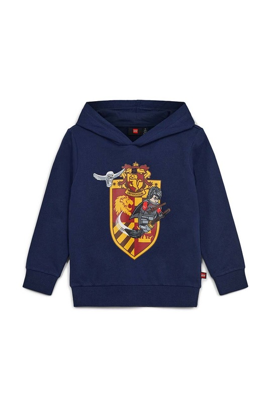 Παιδική βαμβακερή μπλούζα Lego στάμπα σκούρο μπλε 12011127