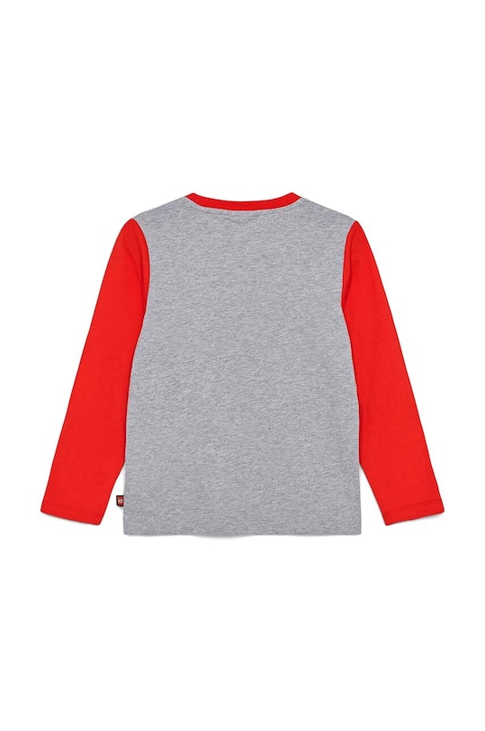 Lego longsleeve bawełniany dziecięcy 12011075 szary ZS24