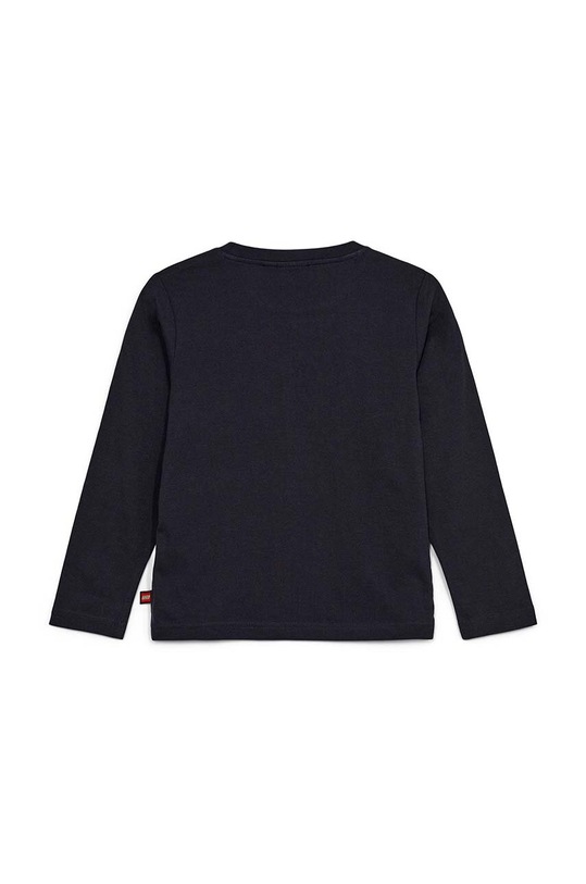 Дитячий бавовняний лонгслів Lego 12011152 чорний ZS24