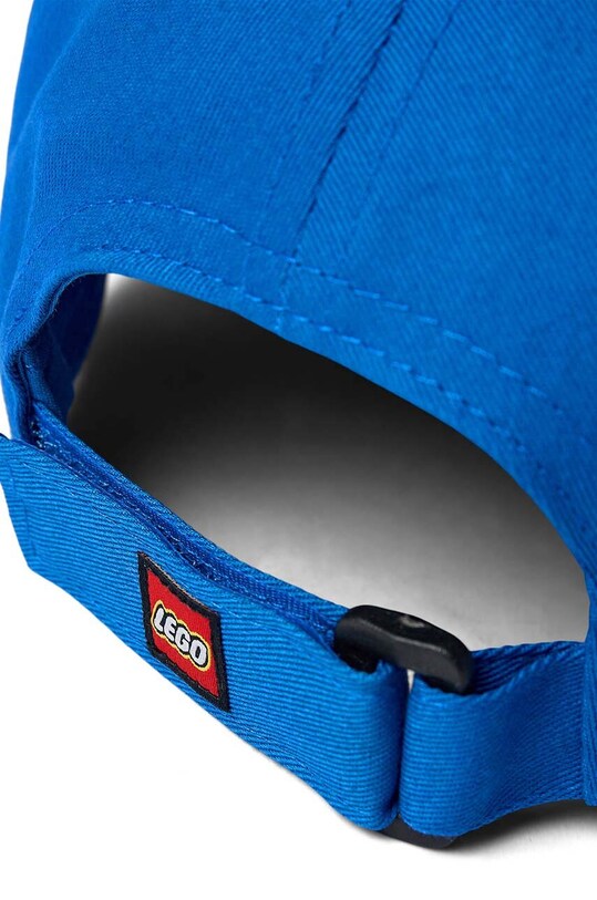 Lego czapka z daszkiem bawełniana dziecięca niebieski 12011145