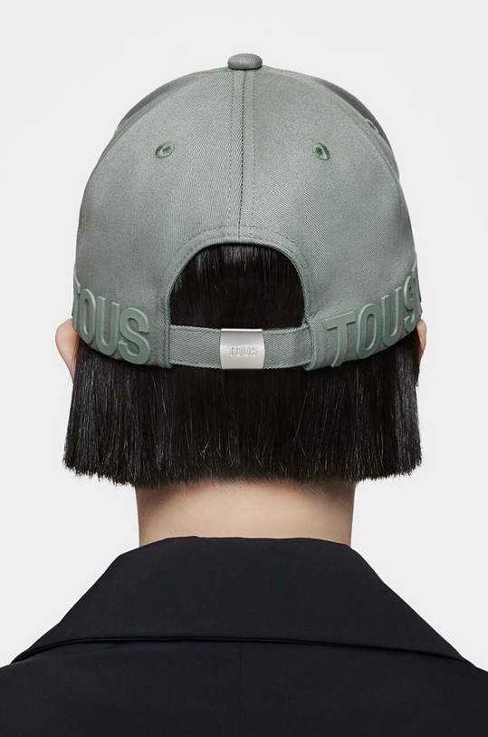Tous czapka z daszkiem bawełniana Motif zielony 2002040048