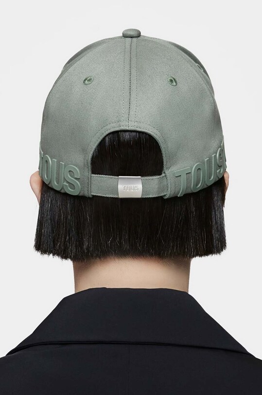 Βαμβακερό καπέλο του μπέιζμπολ Tous Motif τιρκουάζ 2002040048