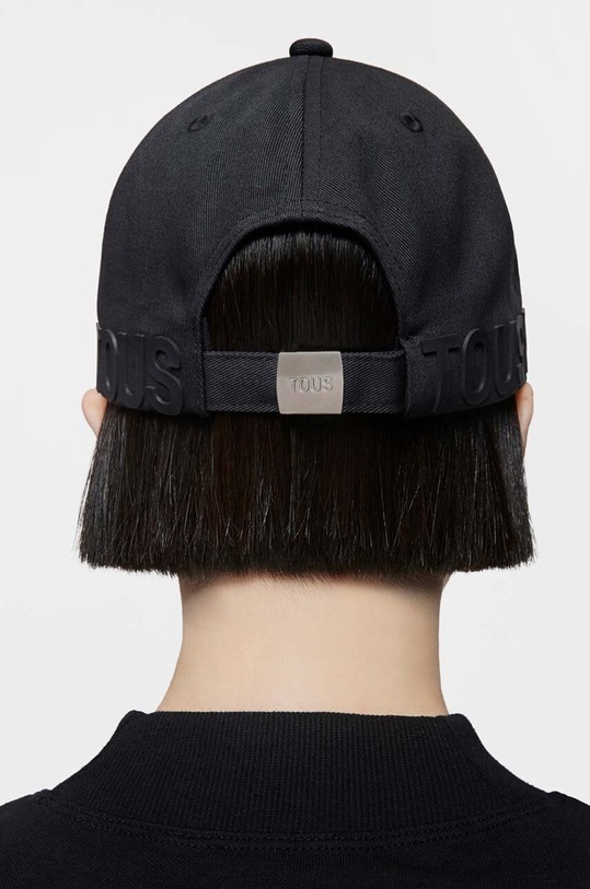 Tous șapcă de baseball din bumbac gri 2002040047