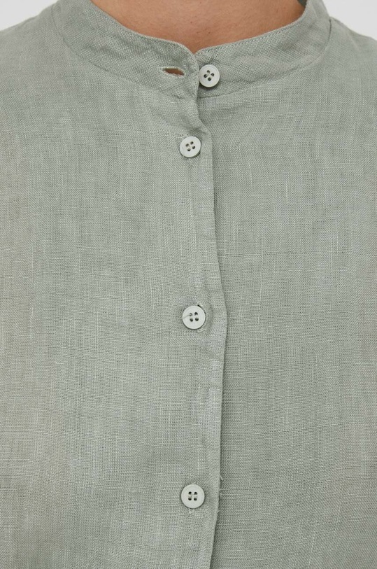 Bomboogie koszula lniana SW8395TLIV4 zielony