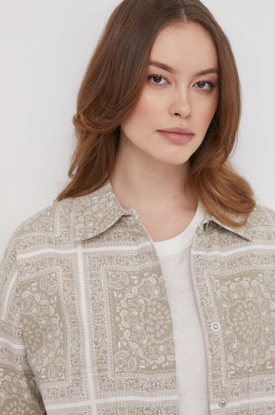 Mos Mosh camasa jeans verde 159760