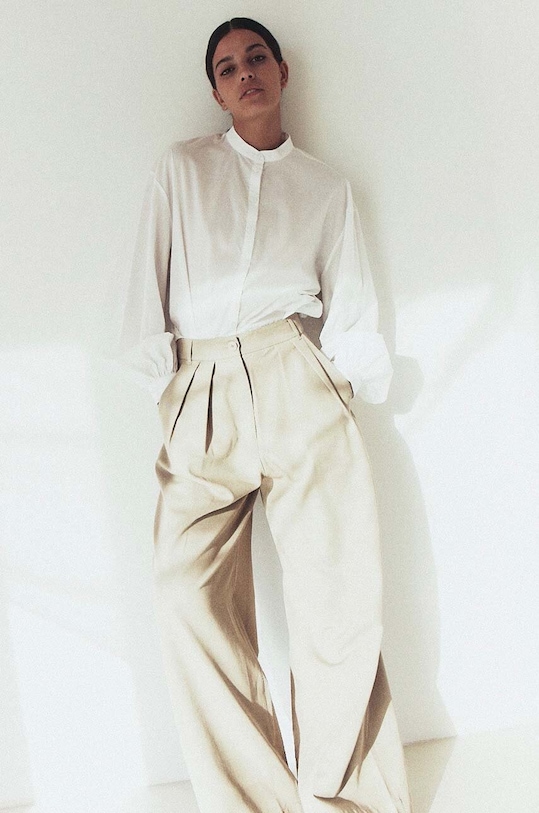 MUUV. camasa din bumbac Ample koszula.buf.rekaw.AMPLE