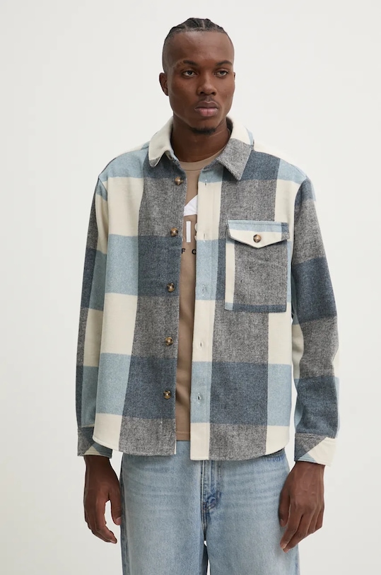 Solid camasa cu modele albastru 21108287.174021