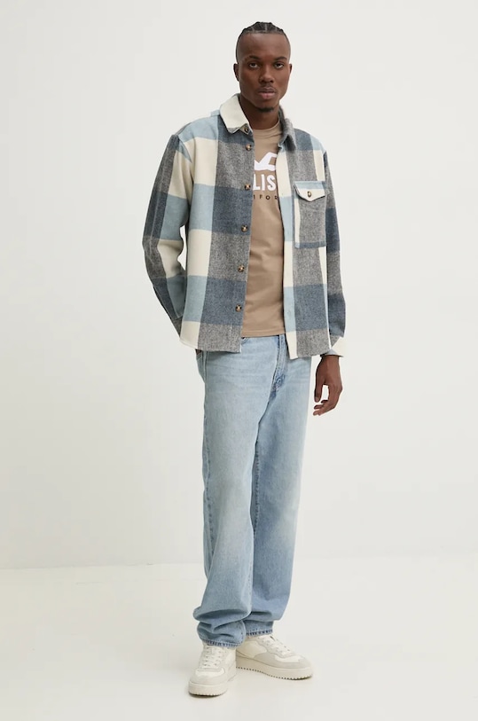 Îmbrăcăminte Solid camasa 21108287.174021 albastru