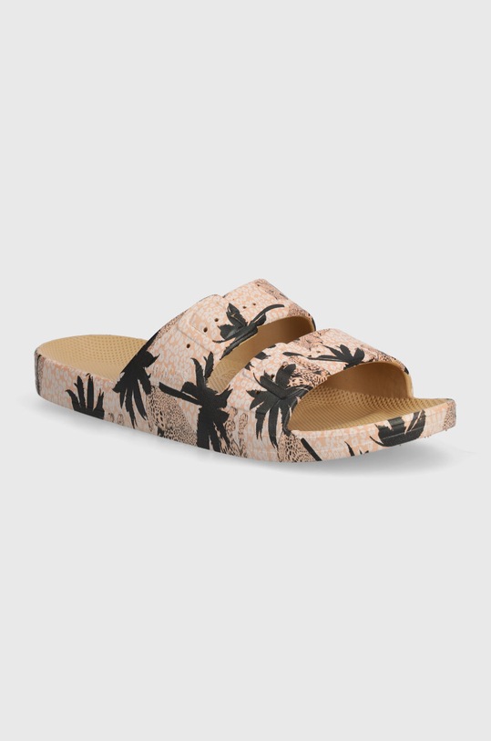 Freedom Moses ciabatte slide flat marrone FM.JUNCA