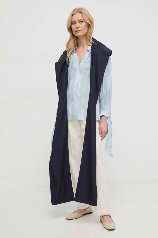 Kabát Liviana Conti tmavomodrá F4SW23