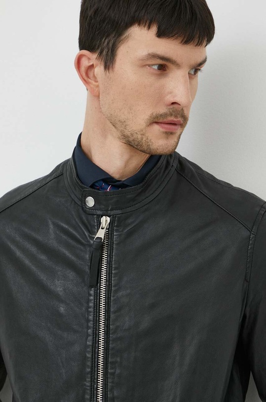 Bomboogie kurtka skórzana czarny JMROYPLGS4