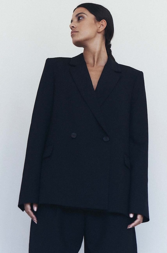 Пиджак MUUV. с подкладкой чёрный marynarka.garnitur.REAU