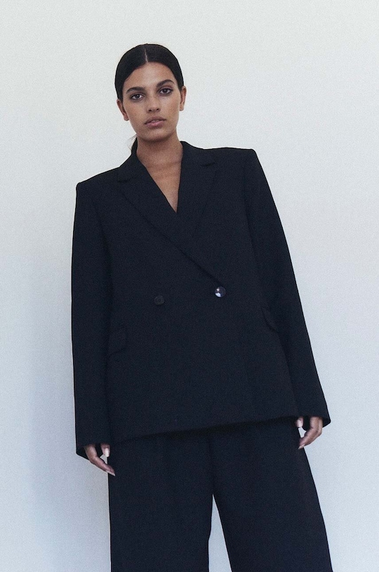 Пиджак MUUV. marynarka.garnitur.REAU чёрный ZS24