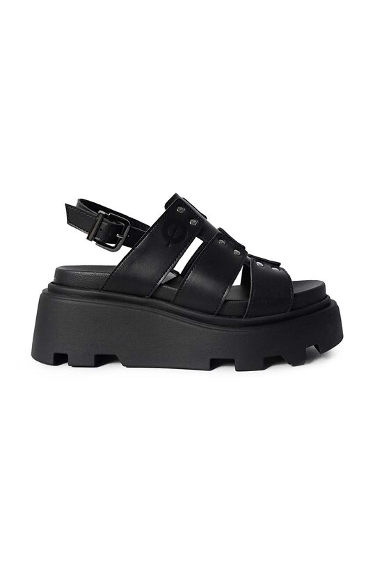 Altercore sandale Maryam imitatie de piele negru Maryam.Vegan