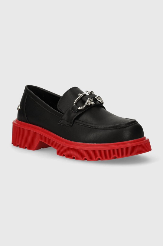 Kožené mokasíny GOE přírodní kůže černá LL2N4040.BLACK