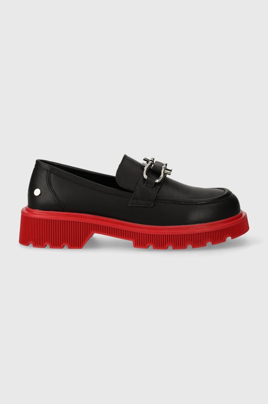 Kožené mokasíny GOE LL2N4040.BLACK černá ZS24