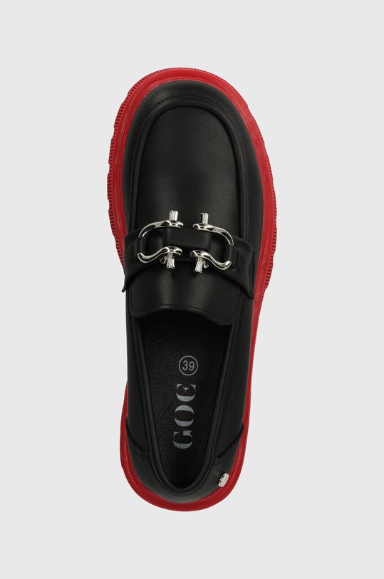 Kožené mokasíny GOE černá LL2N4040.BLACK