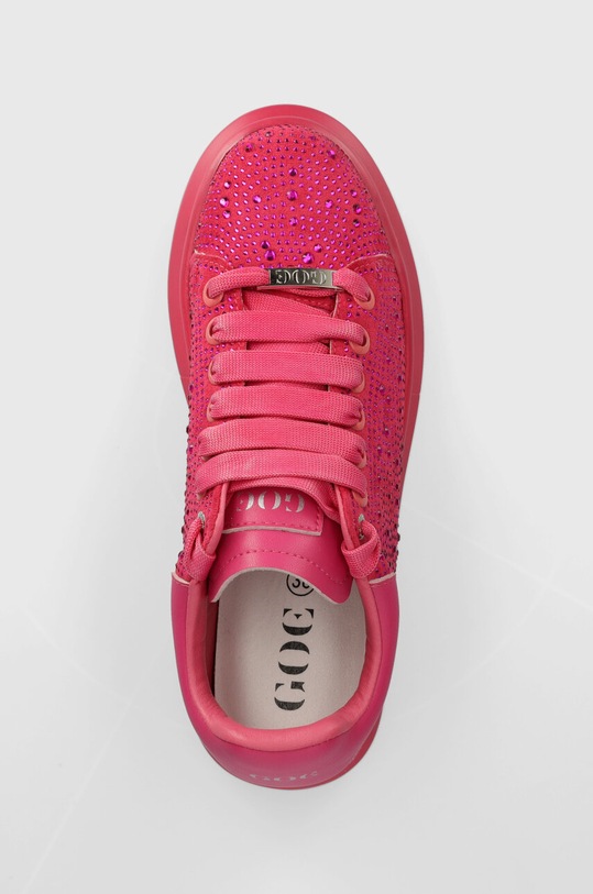 GOE sneakersy zamszowe różowy MM2N4007.FUSHIA