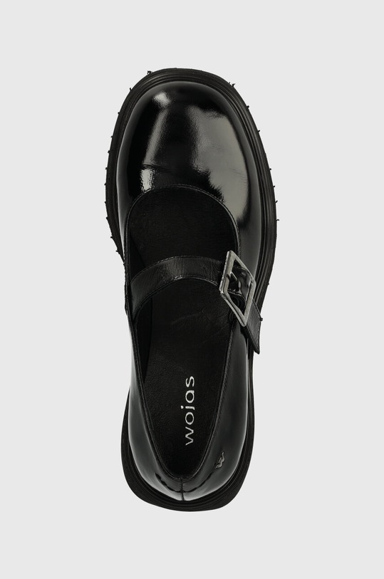 Wojas czółenka skórzane czarny 3509131