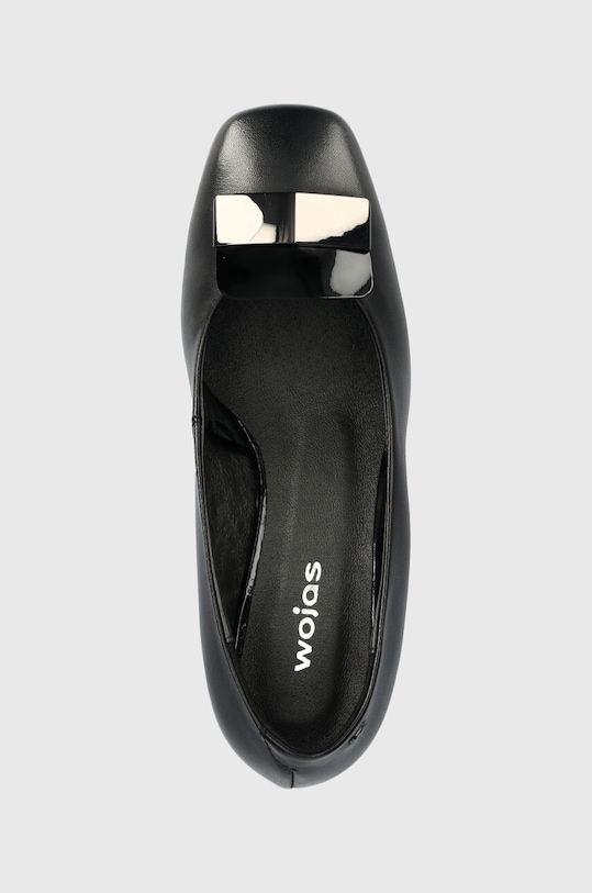 Wojas czółenka skórzane czarny 3509751
