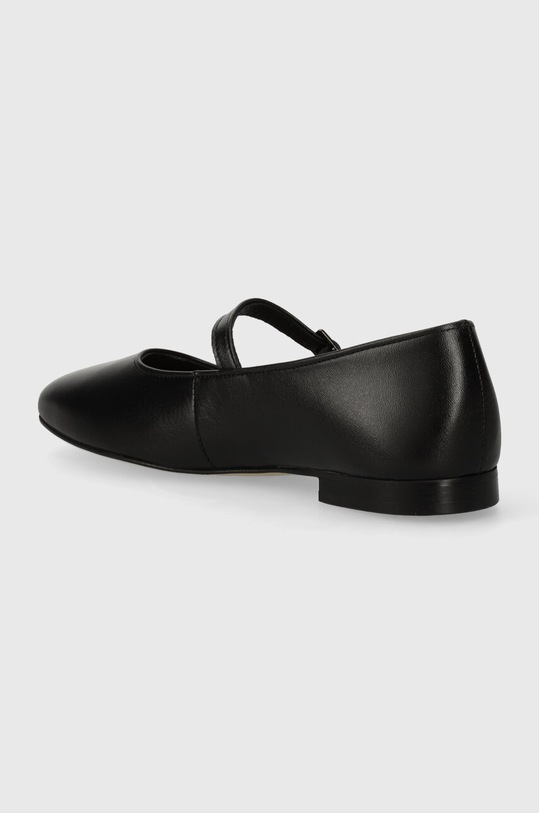 Obuwie Wojas baleriny skórzane 4402951 czarny