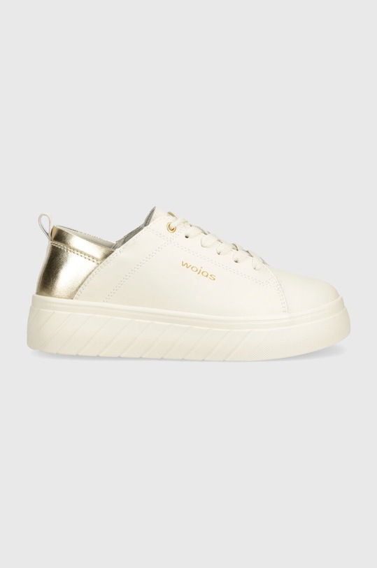 Wojas sneakersy skórzane 4629154 beżowy ZS24