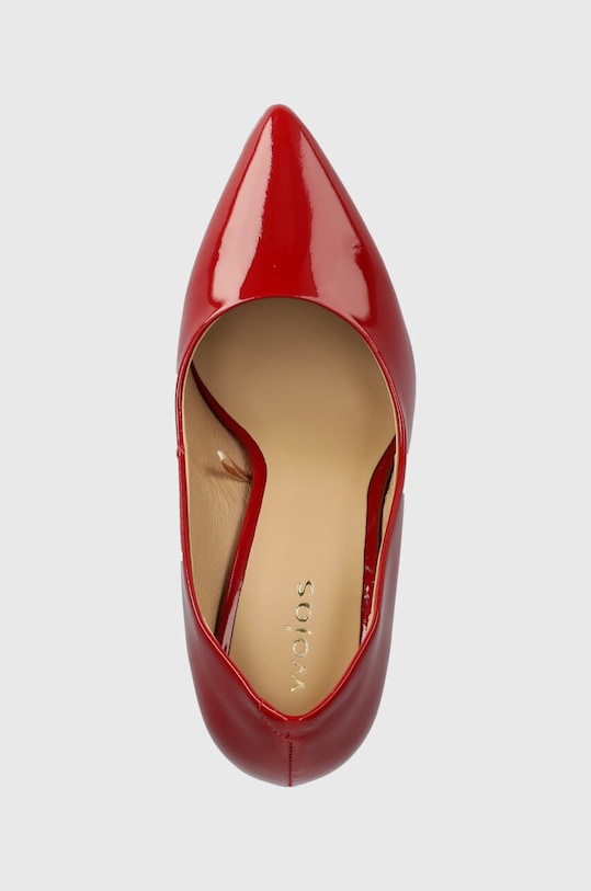 Kožené lodičky Wojas červená 927535