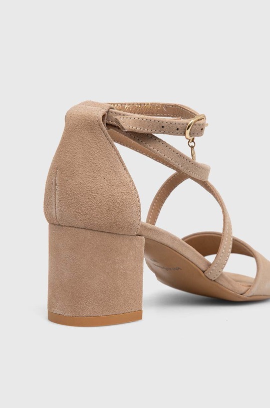 Obuv Semišové sandále Wojas 7605864 7605864 béžová