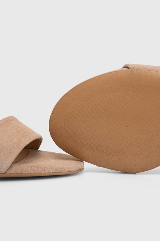 Semišové sandále Wojas 7605864 7605864 béžová