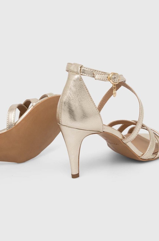 Obuwie Wojas sandały skórzane 7606458 7606458 złoty