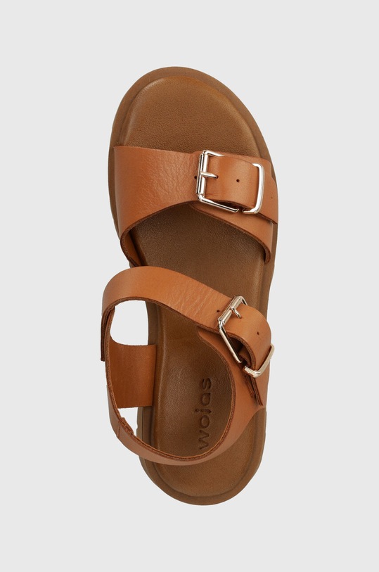 Wojas sandały skórzane 7610853 brązowy 7610853