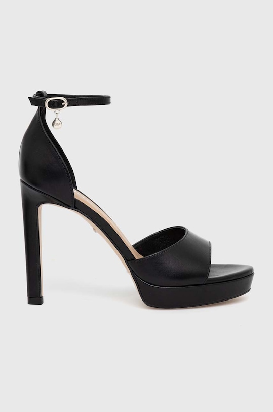 Wojas sandały skórzane 7615251 pozostałe czarny 7615251