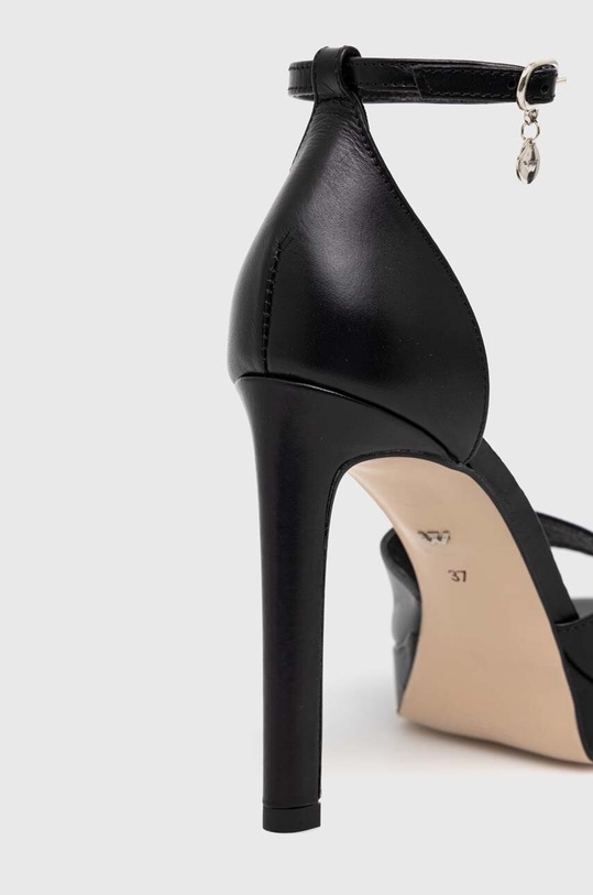 Obuwie Wojas sandały skórzane 7615251 7615251 czarny