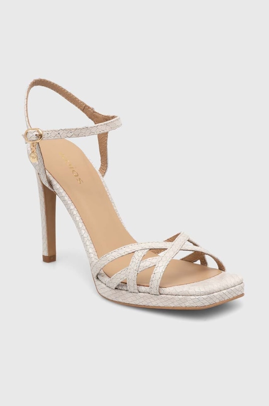 Wojas sandale de piele 7617754 7617754 bej ZS24