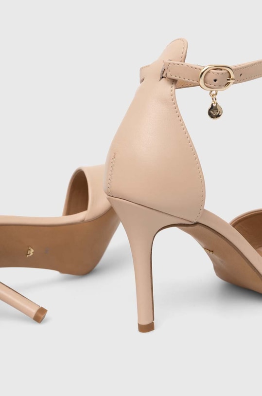 Obuv Kožené sandále Wojas 7618254 7618254 béžová