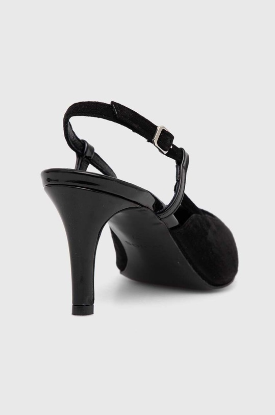 Obuwie Wojas szpilki zamszowe 3512771 czarny