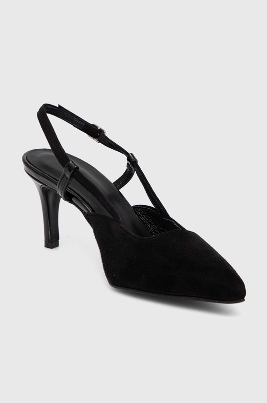 Wojas szpilki zamszowe czarny 3512771