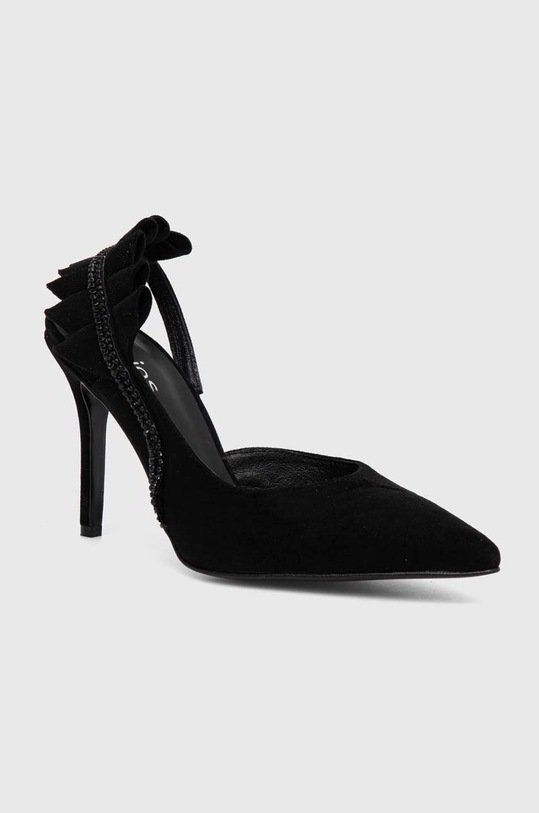 Wojas tocuri din piele intoarsa calcai expus negru 3512961