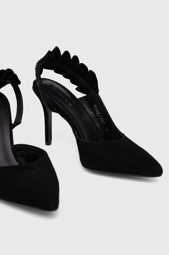 Wojas tocuri din piele intoarsa negru 3512961
