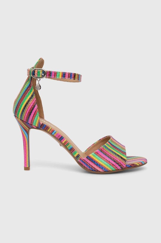 Kožené sandály Wojas přírodní kůže vícebarevná 7618250