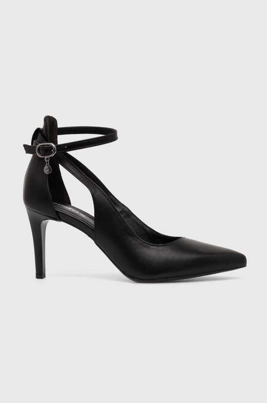 Wojas stilettos de piele subțire negru 3501851