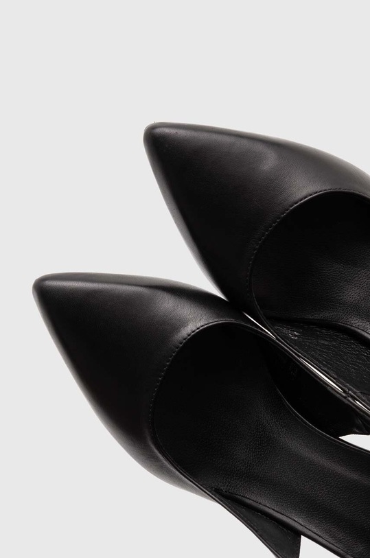 Wojas stilettos de piele negru 3501851