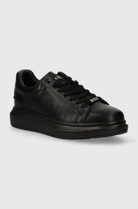 Кожаные кроссовки GOE низкая чёрный KK1N4004.BLACK