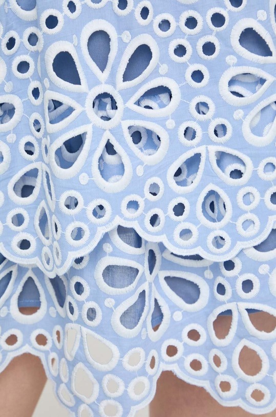 Silvian Heach fusta din bumbac GPP24413MG albastru