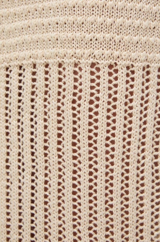 Liviana Conti spódnica lniana beżowy L4SD05