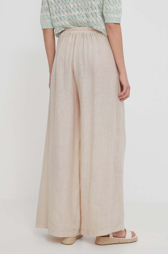 Odzież Bomboogie spodnie lniane PW8394TLIV4 beżowy