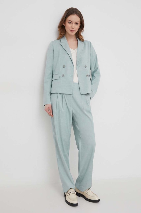 Mos Mosh spodnie 159920 turkusowy ZS24