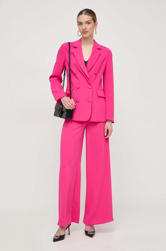 Silvian Heach pantaloni GPP24002PA roz ZS24