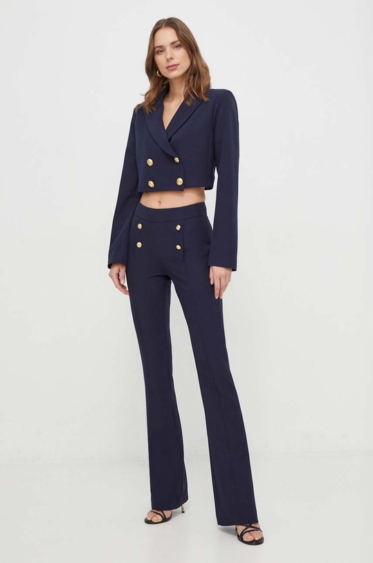 Silvian Heach pantaloni GPP24482PA bleumarin ZS24